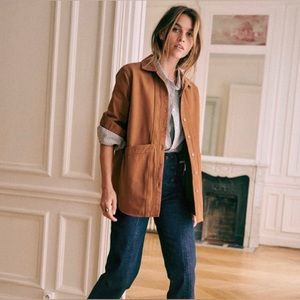 Sézane Will Jacket in Camel (XS)